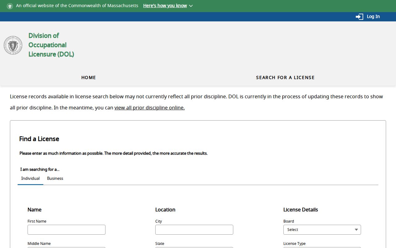 Dracut residents directory Massachusetts public license lookup
